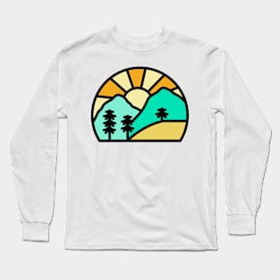 Mountain Flower Long Sleeve T-Shirt